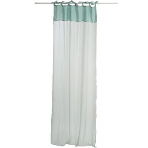 M&aacute;tově zelen&yacute; lněn&yacute; z&aacute;věs J-line Voila 140 x 290 cm