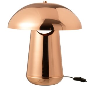 Měděn&aacute; kovov&aacute; stoln&iacute; lampa J-line Mushroom