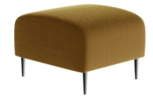 Medově žlut&aacute; sametov&aacute; podnožka Ghado Shel