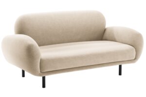 Micadoni B&eacute;žov&aacute; boucl&eacute; dvoum&iacute;stn&aacute; pohovka Poppy 148 cm