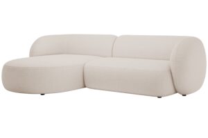 Micadoni B&eacute;žov&aacute; boucl&eacute; rohov&aacute; pohovka Kate 285 cm