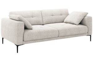 Micadoni B&eacute;žov&aacute; čalouněn&aacute; čtyřm&iacute;stn&aacute; pohovka Bemy 230 cm