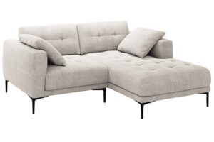 Micadoni B&eacute;žov&aacute; čalouněn&aacute; rohov&aacute; pohovka Bemy 205 cm