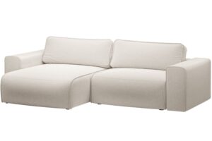 Micadoni B&eacute;žov&aacute; rozkl&aacute;dac&iacute; pohovka Victor 246 cm