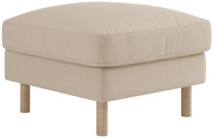 Micadoni B&eacute;žov&aacute; sametov&aacute; podnožka Eden 64 x 64 cm