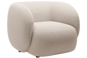 Micadoni B&eacute;žov&eacute; sametov&eacute; křeslo Kate