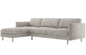 Micadoni B&eacute;žovo&scaron;ed&aacute; rohov&aacute; pohovka Eden 286 cm