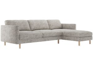 Micadoni B&eacute;žovo&scaron;ed&aacute; rohov&aacute; pohovka Eden 286 cm