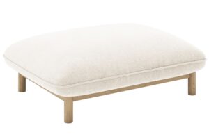 Micadoni B&iacute;l&aacute; podnožka Ada 95 x 65 cm