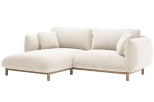 Micadoni B&iacute;l&aacute; rohov&aacute; pohovka Ada 214 cm