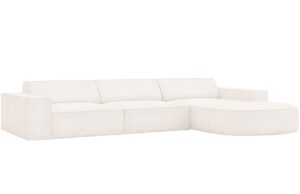Micadoni Boucl&eacute; rohov&aacute; pohovka Jodie 284 cm