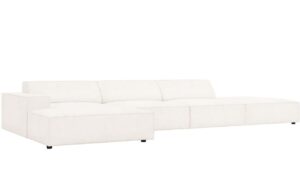 Micadoni Boucl&eacute; rohov&aacute; pohovka Jodie 341 cm