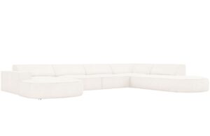 Micadoni Boucl&eacute; rohov&aacute; pohovka Jodie 364 cm