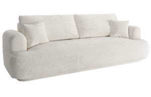 Micadoni Boucl&eacute; rozkl&aacute;dac&iacute; pohovka Ella 253 cm