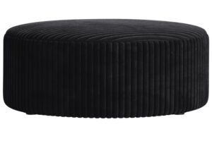 Micadoni Čern&yacute; man&scaron;estrov&yacute; taburet Dia 90 cm