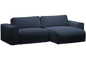 Micadoni Kr&aacute;lovsky modr&aacute; rozkl&aacute;dac&iacute; pohovka Victor 246 cm