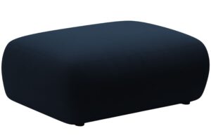 Micadoni Kr&aacute;lovsky modr&aacute; sametov&aacute; podnožka Kate 99 x 60 cm