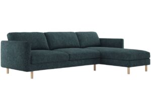 Micadoni Modr&aacute; rohov&aacute; pohovka Eden 286 cm