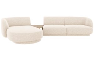 Micadoni Rohov&aacute; pohovka se stolkem Miley 303 cm