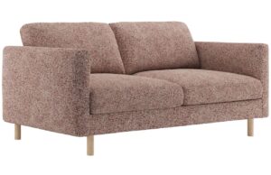 Micadoni Růžov&aacute; dvoum&iacute;stn&aacute; pohovka Eden 146 cm