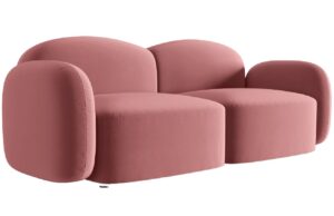 Micadoni Sametov&aacute; pohovka Blair 194 cm