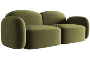 Micadoni Sametov&aacute; pohovka Blair 194 cm