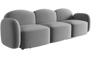 Micadoni Sametov&aacute; pohovka Blair 274 cm