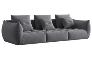 Micadoni Sametov&aacute; pohovka Bloom 332 cm