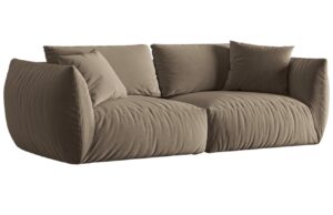 Micadoni Sametov&aacute; pohovka Chris 260 cm