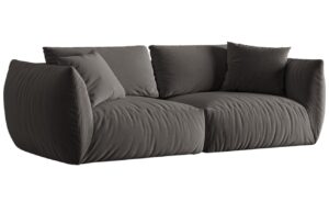 Micadoni Sametov&aacute; pohovka Chris 260 cm