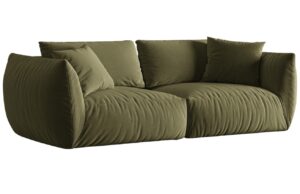 Micadoni Sametov&aacute; pohovka Chris 260 cm