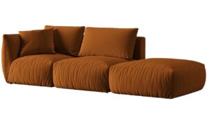 Micadoni Sametov&aacute; pohovka Chris 315 cm