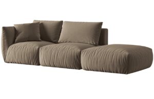 Micadoni Sametov&aacute; pohovka Chris 315 cm