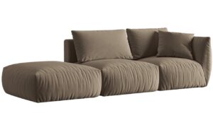 Micadoni Sametov&aacute; pohovka Chris 315 cm