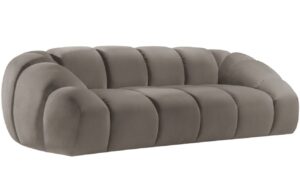 Micadoni Sametov&aacute; pohovka Diana 254 cm