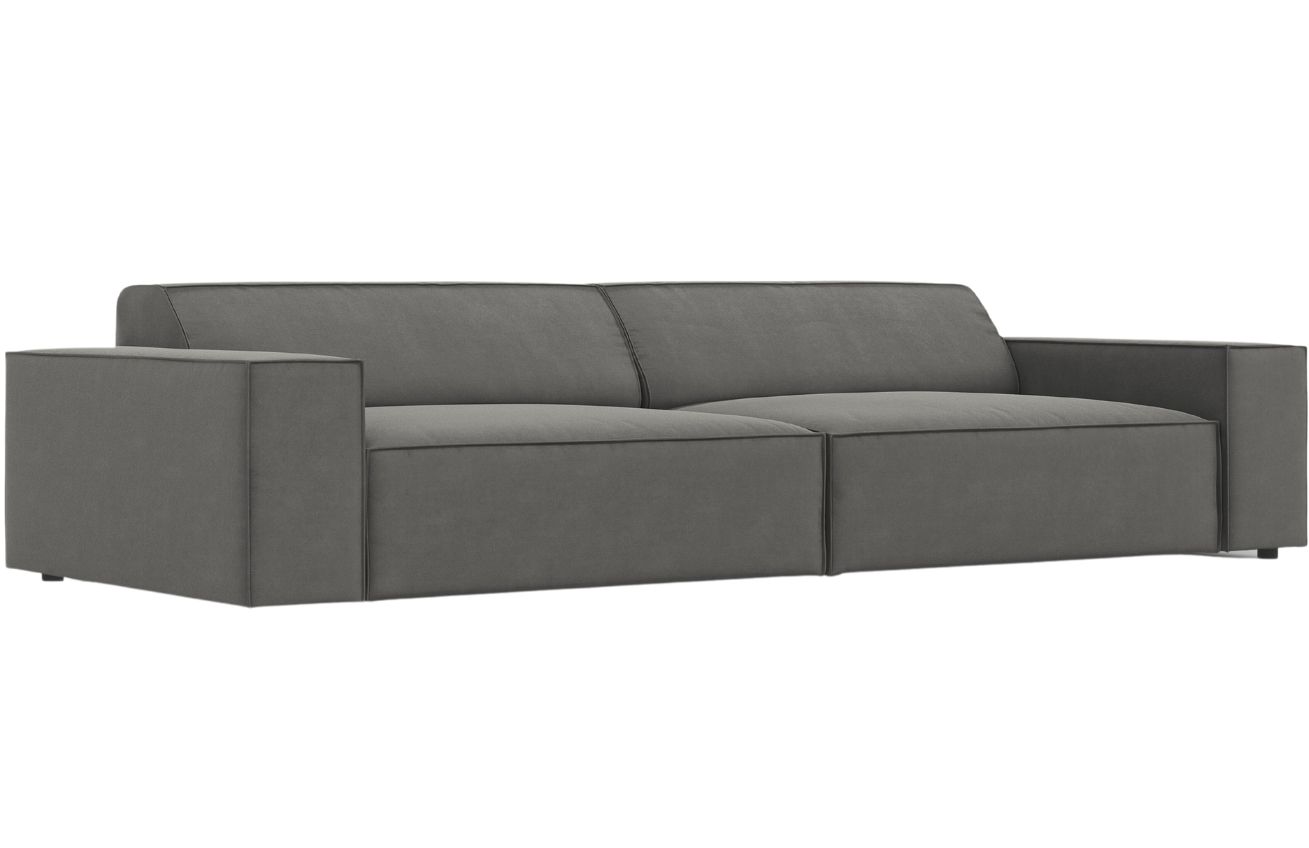 Micadoni Sametová pohovka Jodie 204 cm