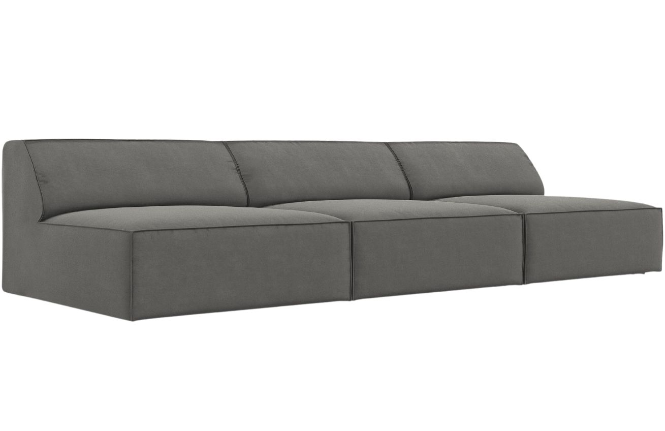 Micadoni Sametová pohovka Jodie 240 cm