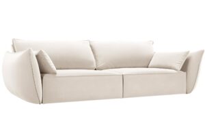 Micadoni Sametov&aacute; pohovka Kaelle 208 cm