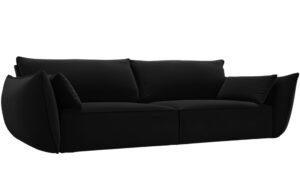 Micadoni Sametov&aacute; pohovka Kaelle 208 cm