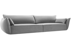 Micadoni Sametov&aacute; pohovka Kaelle 248 cm