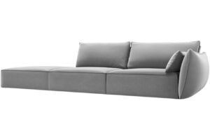 Micadoni Sametov&aacute; pohovka Kaelle 264 cm