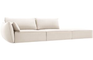 Micadoni Sametov&aacute; pohovka Kaelle 264 cm