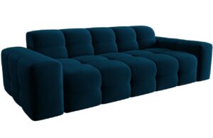 Micadoni Sametov&aacute; pohovka Kendal 222 cm