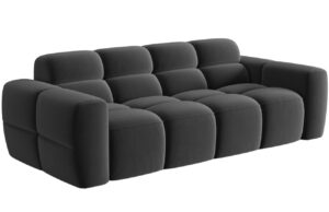 Micadoni Sametov&aacute; pohovka Lisa 216 cm