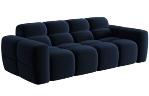 Micadoni Sametov&aacute; pohovka Lisa 216 cm