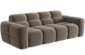 Micadoni Sametov&aacute; pohovka Lisa 216 cm