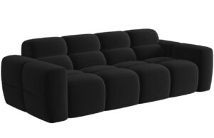 Micadoni Sametov&aacute; pohovka Lisa 256 cm