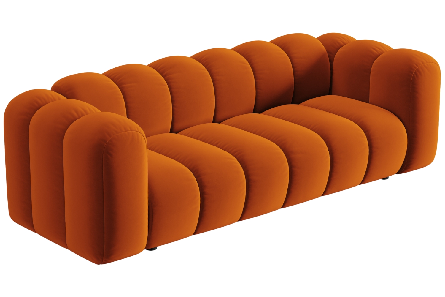 Micadoni Sametová pohovka Lupine 228 cm