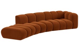 Micadoni Sametov&aacute; pohovka Lupine 335 cm