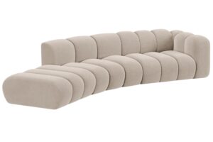 Micadoni Sametov&aacute; pohovka Lupine 335 cm